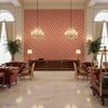 8020109.77.0 | Kravet - Hotel Lobby Visualization (AI-generated, may not be to scale. Verify pattern scale with product specifications.)