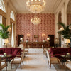 8020114.19.0 | Kravet - Hotel Lobby Visualization (AI-generated, may not be to scale. Verify pattern scale with product specifications.)