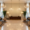 8020115.13.0 | Kravet - Hotel Lobby Visualization (AI-generated, may not be to scale. Verify pattern scale with product specifications.)