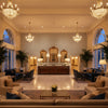 8020115.550.0 | Kravet - Hotel Lobby Visualization (AI-generated, may not be to scale. Verify pattern scale with product specifications.)