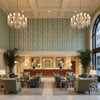 8020117.133.0 | Kravet - Hotel Lobby Visualization (AI-generated, may not be to scale. Verify pattern scale with product specifications.)