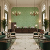 8020126.3.0 | Kravet - Hotel Lobby Visualization (AI-generated, may not be to scale. Verify pattern scale with product specifications.)