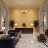 8020126.40.0 | Kravet - Hotel Lobby Visualization (AI-generated, may not be to scale. Verify pattern scale with product specifications.)