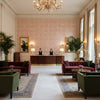 8020131.119.0 | Kravet - Hotel Lobby Visualization (AI-generated, may not be to scale. Verify pattern scale with product specifications.)