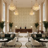 8020131.3.0 | Kravet - Hotel Lobby Visualization (AI-generated, may not be to scale. Verify pattern scale with product specifications.)