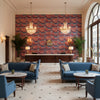 8022104.195.0 | Kravet - Hotel Lobby Visualization (AI-generated, may not be to scale. Verify pattern scale with product specifications.)