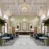 8022111.3.0 | Kravet - Hotel Lobby Visualization (AI-generated, may not be to scale. Verify pattern scale with product specifications.)