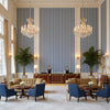 8022118.5.0 | Kravet - Hotel Lobby Visualization (AI-generated, may not be to scale. Verify pattern scale with product specifications.)