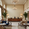 8022122.4.0 | Kravet - Hotel Lobby Visualization (AI-generated, may not be to scale. Verify pattern scale with product specifications.)
