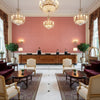 8022122.7.0 | Kravet - Hotel Lobby Visualization (AI-generated, may not be to scale. Verify pattern scale with product specifications.)