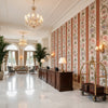 8023106.312.0 | Kravet - Hotel Lobby Visualization (AI-generated, may not be to scale. Verify pattern scale with product specifications.)