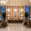 8023117.310.0 | Kravet - Hotel Lobby Visualization (AI-generated, may not be to scale. Verify pattern scale with product specifications.)