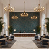 8023139.13.0 | Kravet - Hotel Lobby Visualization (AI-generated, may not be to scale. Verify pattern scale with product specifications.)