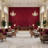 8023139.19.0 | Kravet - Hotel Lobby Visualization (AI-generated, may not be to scale. Verify pattern scale with product specifications.)