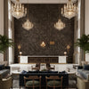 8023139.6.0 | Kravet - Hotel Lobby Visualization (AI-generated, may not be to scale. Verify pattern scale with product specifications.)