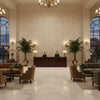 8023150.1.0 | Kravet - Hotel Lobby Visualization (AI-generated, may not be to scale. Verify pattern scale with product specifications.)