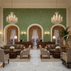 8023150.3.0 | Kravet - Hotel Lobby Visualization (AI-generated, may not be to scale. Verify pattern scale with product specifications.)