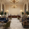 8023154.116.0 | Kravet - Hotel Lobby Visualization (AI-generated, may not be to scale. Verify pattern scale with product specifications.)