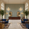 8023154.13.0 | Kravet - Hotel Lobby Visualization (AI-generated, may not be to scale. Verify pattern scale with product specifications.)