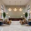8023155.13.0 | Kravet - Hotel Lobby Visualization (AI-generated, may not be to scale. Verify pattern scale with product specifications.)
