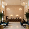 8024103.16.0 | Kravet - Hotel Lobby Visualization (AI-generated, may not be to scale. Verify pattern scale with product specifications.)
