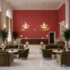 8024103.19.0 | Kravet - Hotel Lobby Visualization (AI-generated, may not be to scale. Verify pattern scale with product specifications.)