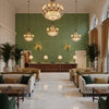 8024103.3.0 | Kravet - Hotel Lobby Visualization (AI-generated, may not be to scale. Verify pattern scale with product specifications.)