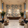 8024105.155.0 | Kravet - Hotel Lobby Visualization (AI-generated, may not be to scale. Verify pattern scale with product specifications.)