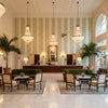 8024109.31.0 | Kravet - Hotel Lobby Visualization (AI-generated, may not be to scale. Verify pattern scale with product specifications.)