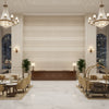 8024117.1611.0 | Kravet - Hotel Lobby Visualization (AI-generated, may not be to scale. Verify pattern scale with product specifications.)