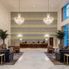 8024117.535.0 | Kravet - Hotel Lobby Visualization (AI-generated, may not be to scale. Verify pattern scale with product specifications.)