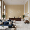 960122.1611.0 | Kravet - Hotel Lobby Visualization (AI-generated, may not be to scale. Verify pattern scale with product specifications.)