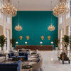 960122.3535.0 | Kravet - Hotel Lobby Visualization (AI-generated, may not be to scale. Verify pattern scale with product specifications.)