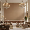 960122.6.0 | Kravet - Hotel Lobby Visualization (AI-generated, may not be to scale. Verify pattern scale with product specifications.)
