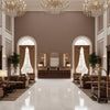 960122.621.0 | Kravet - Hotel Lobby Visualization (AI-generated, may not be to scale. Verify pattern scale with product specifications.)