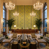 BF10475.235.0 | Kravet - Hotel Lobby Visualization (AI-generated, may not be to scale. Verify pattern scale with product specifications.)