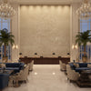 BF10658.225.0 | Kravet - Hotel Lobby Visualization (AI-generated, may not be to scale. Verify pattern scale with product specifications.)