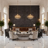 BF10658.905.0 | Kravet - Hotel Lobby Visualization (AI-generated, may not be to scale. Verify pattern scale with product specifications.)