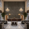 BF10658.955.0 | Kravet - Hotel Lobby Visualization (AI-generated, may not be to scale. Verify pattern scale with product specifications.)