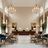 BF10684.110.0 | Kravet - Hotel Lobby Visualization (AI-generated, may not be to scale. Verify pattern scale with product specifications.)