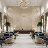 BF10684.925.0 | Kravet - Hotel Lobby Visualization (AI-generated, may not be to scale. Verify pattern scale with product specifications.)