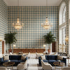 BF10692.605.0 | Kravet - Hotel Lobby Visualization (AI-generated, may not be to scale. Verify pattern scale with product specifications.)