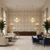 BF10692.970.0 | Kravet - Hotel Lobby Visualization (AI-generated, may not be to scale. Verify pattern scale with product specifications.)