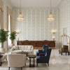 BF10779.3.0 | Kravet - Hotel Lobby Visualization (AI-generated, may not be to scale. Verify pattern scale with product specifications.)