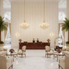 BF10944.225.0 | Kravet - Hotel Lobby Visualization (AI-generated, may not be to scale. Verify pattern scale with product specifications.)