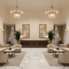 BF10946.104.0 | Kravet - Hotel Lobby Visualization (AI-generated, may not be to scale. Verify pattern scale with product specifications.)