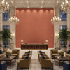 BF10956.450.0 | Kravet - Hotel Lobby Visualization (AI-generated, may not be to scale. Verify pattern scale with product specifications.)