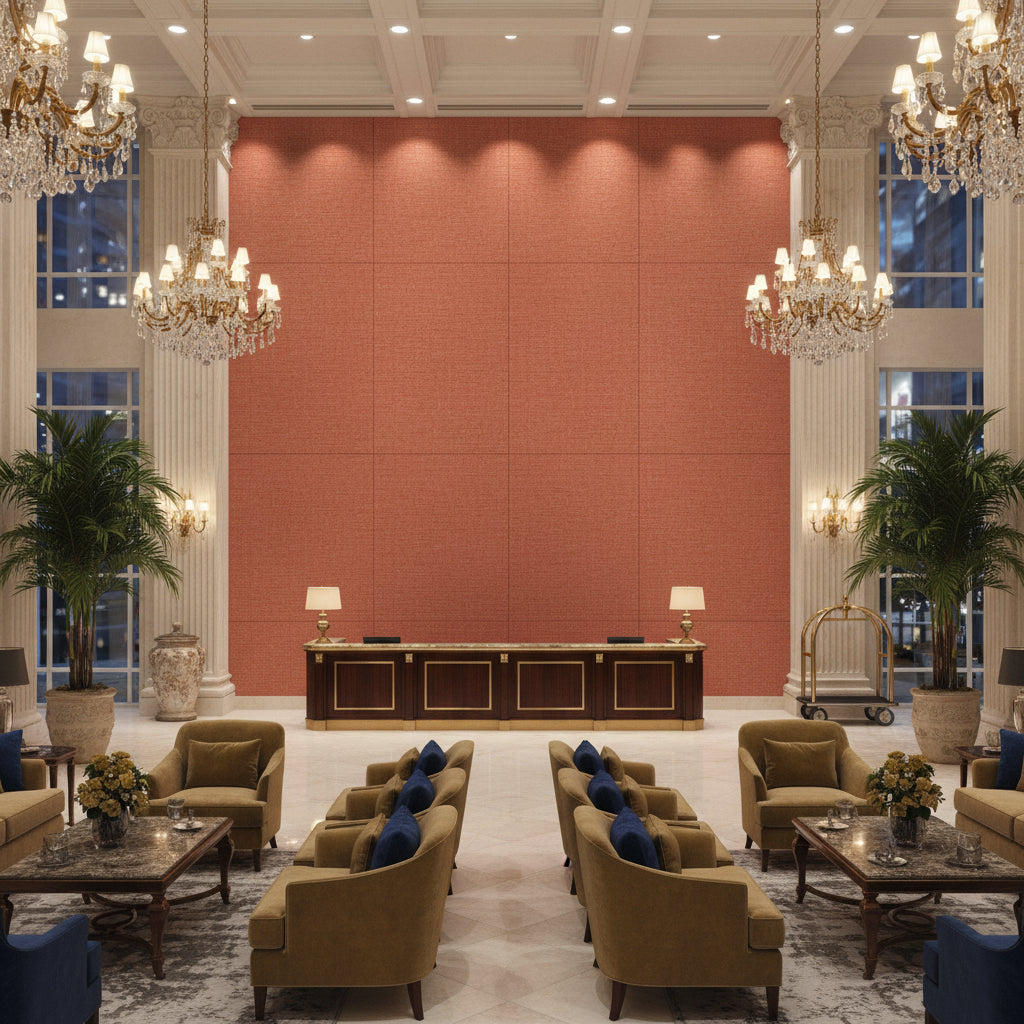 BF10956.450.0 | Kravet - Hotel Lobby Visualization (AI-generated, may not be to scale. Verify pattern scale with product specifications.)