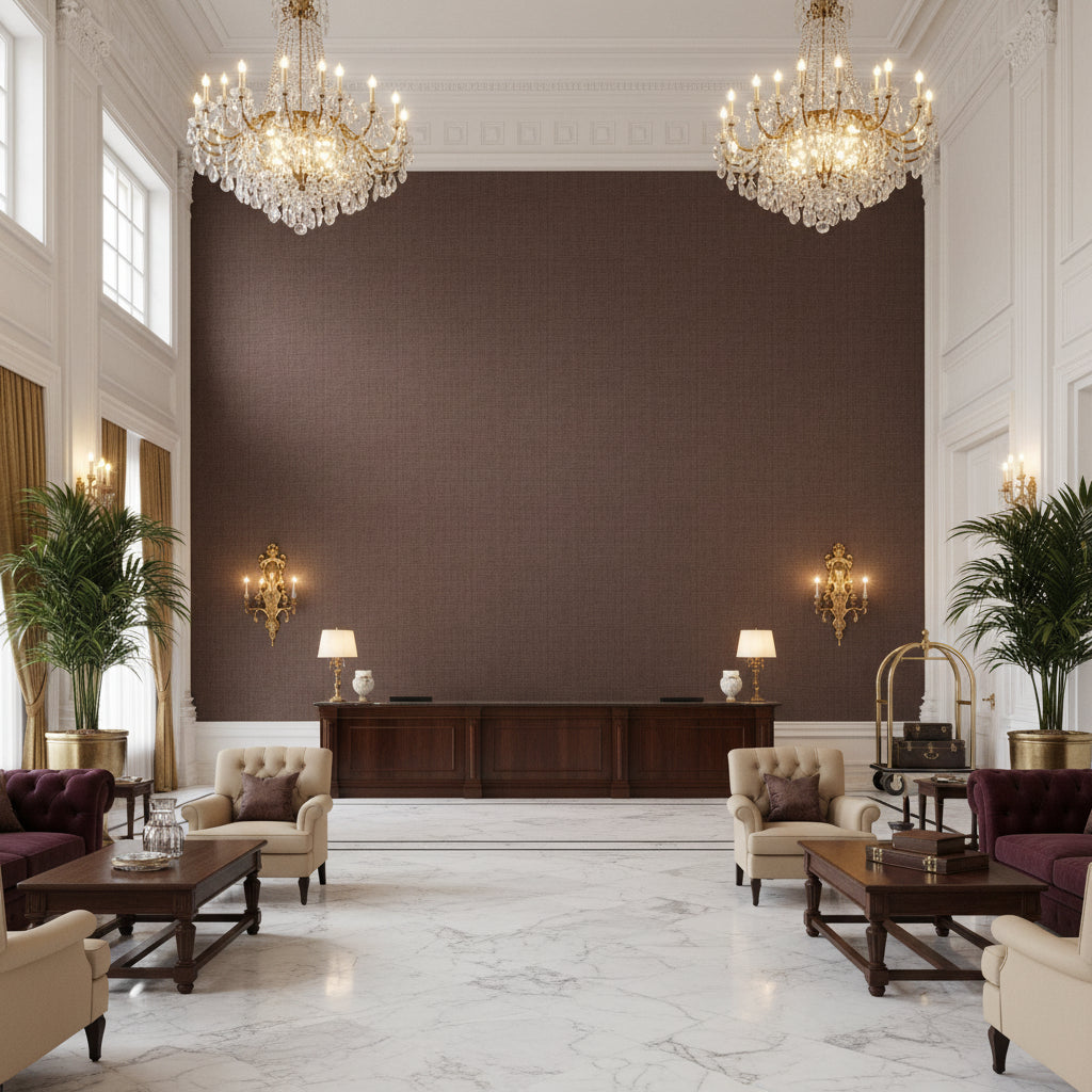 BF10962.587.0 | Kravet - Hotel Lobby Visualization (AI-generated, may not be to scale. Verify pattern scale with product specifications.)