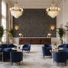 BF10962.680.0 | Kravet - Hotel Lobby Visualization (AI-generated, may not be to scale. Verify pattern scale with product specifications.)
